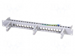 Patch panel | patch panel | rack | grey | Number of ports: 16