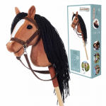M&auml;nguala | PC | Konsoolid | Tarvikud // M&auml;nguasjad ja m&auml;ngud lastele // Koń na kiju hobby horse hoppihorse a4 bay - ciemny brąz, maść gniada