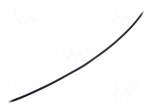 Heat shrink sleeve | 2: 1 | 1.58mm | L: 30.48m | black