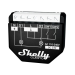 Shelly Qubino WAVE 2PM Smart switch Black