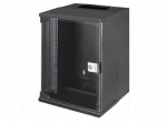 Enclosure: rack cabinet | Standard: 10" | SOHO PRO | 9U | black