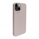 Back panel cover iLike Apple iPhone 14 Silicone plastic case Eco Print Design Beige