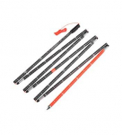 Mammut Carbon Probe 280 speed lock ski pole 2 pc(s) 2.8 m Black, Red