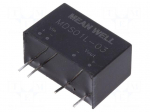 Converter: DC/DC | 1W | Uin: 4.5&divide;5.5V | 3.3VDC | Iout: 303mA | SIP7 | 4.2g