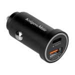 Mobiiltelefonid ja tarvikud // USB autolaadijad // Ładowarka samochodowa 38W Kruger&Matz z funkcjami Power Dedlivery oraz Quick Charge