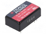 Converter: DC/DC | 8W | Uin: 36&divide;75V | Uout: 12VDC | Iout: 665mA | DIP16