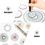 Another product iLike  28pcs Spiral Drawing Ruler Set Includes Gears Pens A4 Paper Tutorial ABS Plastic