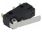 Microswitch SNAP ACTION | with lever | SPDT | 5A/250VAC | ON-(ON)