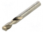 Drill bit | for metal | &Oslash;: 10.2mm | L: 89mm | Working part len: 43mm