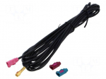 Cable | 7m | Fakra female,SMA male | Car brand: universal