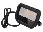 Lamp: LED flood light | 8W | 230VAC | white warm | 3000K | CRImin: 80