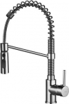 SERPEN upright sink mixer, spring, chrome