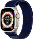 Strap Dux Ducis Sport Velcro Strap for Apple Watch 42/44/45/46/49MM Blue