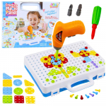 M&auml;nguala | PC | Konsoolid | Tarvikud // Harivad m&auml;nguasjad | Interaktiivsed | Loomingulised | Kunstilised // Zestaw Puzzle Klocki Edukacyjne z Wkrętarką Dla Dzieci Walizka 151 el.