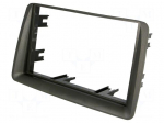 Radio mounting frame | Fiat | 2 DIN | grey