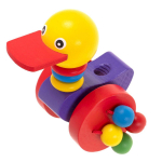 RoGer Wooden  Push‑Along Toy On Stick Duck
