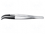 Tweezers | replaceable tips | Blade tip shape: flat | ESD