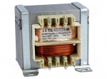 Transformer: mains | 40VA | 230VAC | 12V | 3.3A | Leads: solder lugs