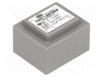 Transformer: encapsulated | 1.5VA | 230VAC | 7.5V | 0.16A | IP00 | 90g