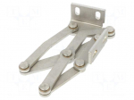Hinge | stainless steel | 60mm | right,pivoting