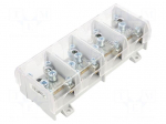 Splice terminal: distribution block | 232A | with cover | grey