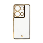 Back panel cover iLike Xiaomi Redmi Note 13 Pro 4G TPU+PC With Camera Protective Transparent Black