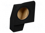 Car loudspeaker enclosure | MDF | black | textil | 15l | 250mm | 286mm