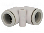 Push-in fitting | angled 90&deg; | -1&divide;10bar | Mat: polypropylene