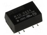 Converter: DC/DC | 1W | Uin: 4.5&divide;5.5VDC | Uout: 24VDC | Uout2: -24VDC