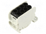 Splice terminal: distribution block | for DIN rail mounting