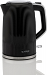 Gorenje K17DPB | Kettle | Electric | 1.7 L | 2200 W | Plastic/Stainless steel | 360&deg; rotational base | Black