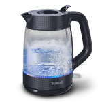 TEFAL Kettle | KO2G08E0 | 2000 W | Electric | 1.7 L | Heat-resistant glass | 360&deg; rotational base | Black/Transparent