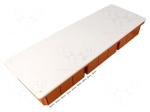 Enclosure: junction box | X: 160mm | Y: 480mm | Z: 70mm | IP30 | orange