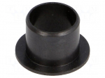 Bearing: sleeve bearing | with flange | &Oslash;out: 14mm | &Oslash;int: 12mm | black