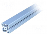 Connecting tubes | Width of the groove: 8mm | W: 40mm | H: 40mm | L: 1m