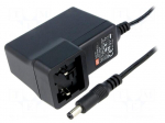 Power supply: switched-mode | volatage source | 12VDC | 1.5A | 18W