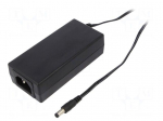 Power supply: switched-mode | 24VDC | 2.7A | Out: 5,5/2,5 | 65W | 0&divide;40&deg;C