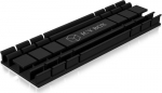 ICY BOX IB-M2HS-701, heat sink (black, supports M.2 2280 SSD)