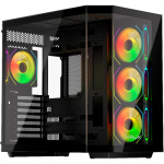 Krux Empero, tower case black, tempered glass x 2