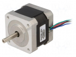 Motor: stepper | 2.8VDC | Shaft: D spring | max.632.8mNm | 1.68A