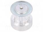 Belt pulley | T2.5 | W: 4 | 6mm | whell width: 16mm | &Oslash;: 12.2mm | aluminium