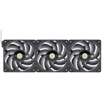 Thermaltake TOUGHFAN EX12 Pro High Static Pressure PC Cooling Fan &ndash; Swappable Edition, Case Fan (Black, 3-Fan Pack)