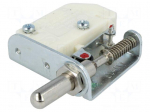 Limit switch | plunger | SPDT | 16A | max.400VAC | max.220VDC | IP40