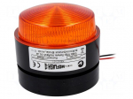 Signaller: lighting | flashing light | orange | Series: X80 | 24VDC