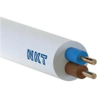 Elamu kaabel OMY 2x1mm2 300/300V White rull 100m