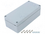 Enclosure: multipurpose | X: 81mm | Y: 177mm | Z: 57mm | ALN | aluminium