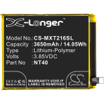 3650mAh Battery for Motorola NT40, Moto G Pure, G Pure 2021, XT2163-4, XT2163DL