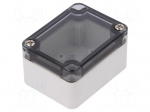 Enclosure: multipurpose | X: 50mm | Y: 65mm | Z: 35mm | TK PC | grey | IP66