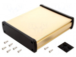 Enclosure: multipurpose | X: 146.6mm | Y: 169mm | Z: 41.6mm | aluminium