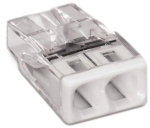 Converter wago 221-413 COMPACT Splicing Connector, 3-conductor, 0.2&ndash;4 mm&sup2; Grey